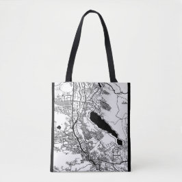 Stadsplattegrond van Tbilisi Georgië Tote Bag