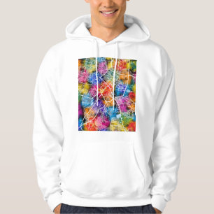 Stadsplattegrond van Tiruchirappalli Tamil Nadu Hoodie