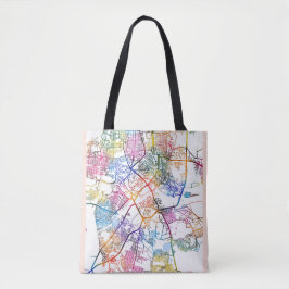 Stadsplattegrond van Tiruchirappalli Tamil Nadu Tote Bag
