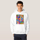 Stadsplattegrond van Ufa Rusland Hoodie (Voorkant volledig)