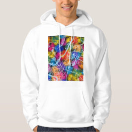 Stadsplattegrond van Ufa Rusland Hoodie