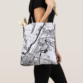 Stadsplattegrond van Ufa Rusland Tote Bag (Dichtbij)