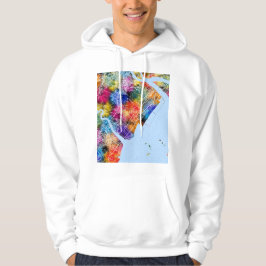 Stadsplattegrond van Wenzhou China Hoodie