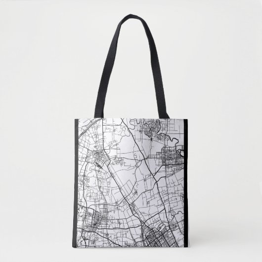 Stadsplattegrond van Yancheng China Tote Bag (Voorkant)