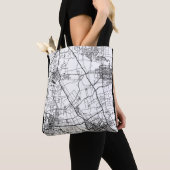 Stadsplattegrond van Yancheng China Tote Bag (Dichtbij)