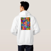 Stadsplattegrond van Yunfu China Hoodie (Achterkant volledig)