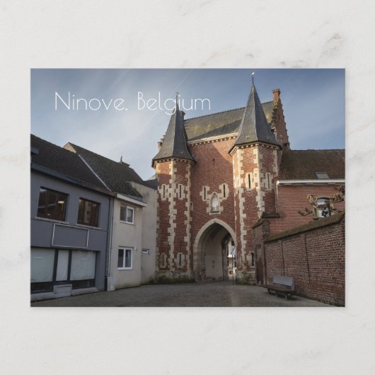 Stadspoort, Ninove, België Briefkaart (Voorkant)