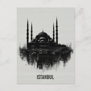 Stadsprofiel van Istanbul Briefkaart