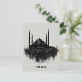 Stadsprofiel van Istanbul Briefkaart (Staand voorkant)