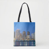 Stadsprofiel van Waikiki Tote Bag (Voorkant)