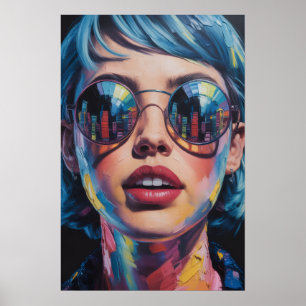 stadsreflectie poster