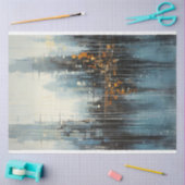 stadsreflecties ruimteschaal decoupage tissuepapier (Craft)