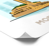 Stadsreisposter Casablanca - marokko Poster (Hoek)