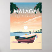 Stadsreisposter Malaga spanje Poster (Voorkant)