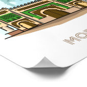 Stadsreisposter Meknes - marokko Poster (Hoek)