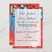 Stadsreisposter voor  kansspelen kaart (Voorkant / Achterkant)