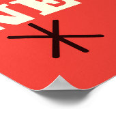 Stadsreisposter voor  kansspelen poster (Hoek)
