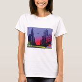 Stadsscène in Dusk T-shirt (Voorkant)