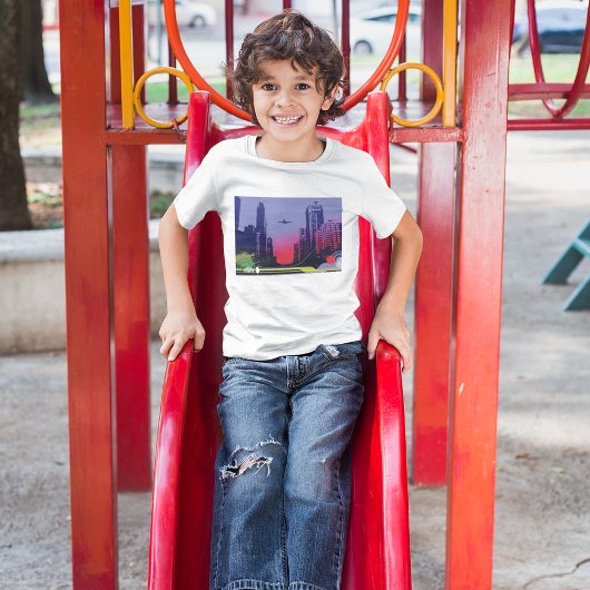 Stadsscène in Dusk T-shirt