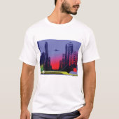Stadsscène in Dusk T-shirt (Voorkant)