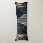 Stadsslangen in art Deco Lichaamskussen (Voorkant Verticaal)