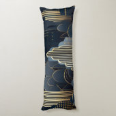 Stadsslangen in art Deco Lichaamskussen (Achterkant (Verticaal))