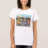 Stadssnelweg, stad en verkeer t-shirt (Voorkant)