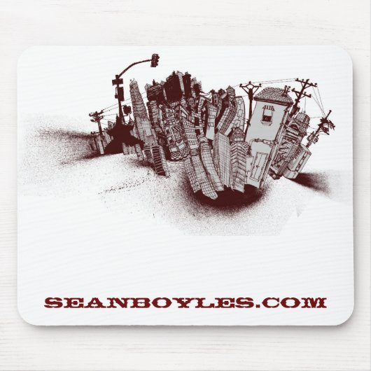 stadsspray muismat (Voorkant)