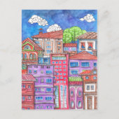 Stadsstad. Briefkaart (Voorkant)