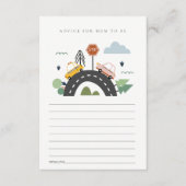 Stadsstedelijk stadsvoertuigadvies voor Baby showe Informatiekaartje (Voorkant)