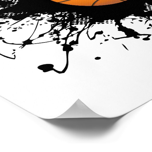 Stadsstijl Basketball Poster (Hoek)