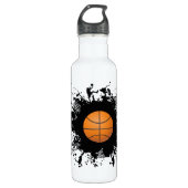 Stadsstijl Basketball Waterfles (Voorkant)