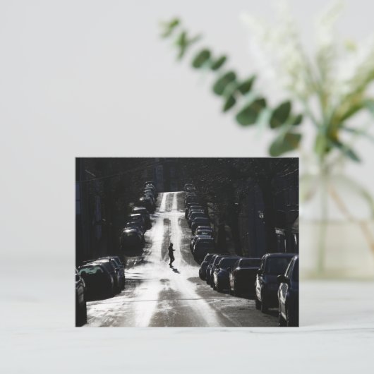 Stadsstraat Briefkaart (Staand voorkant)