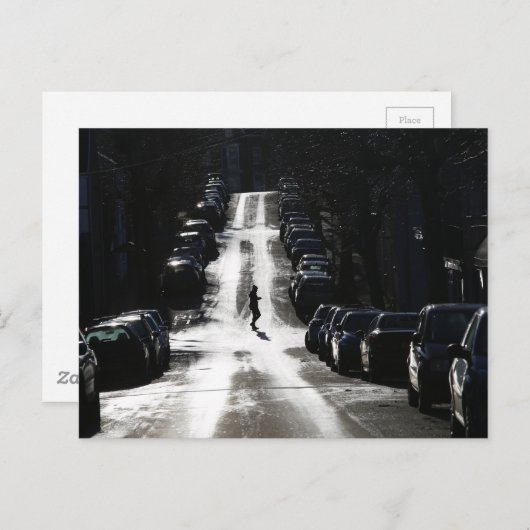 Stadsstraat Briefkaart (Voorkant / Achterkant)