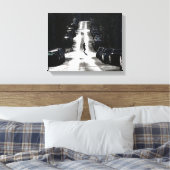 Stadsstraat Canvas Afdruk (Insitu (Slaapkamer))