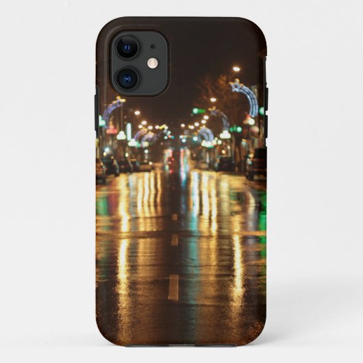 Stadsstraat 's nachts, Kingston, Ontario. Case-Mate iPhone Case (Achterkant)