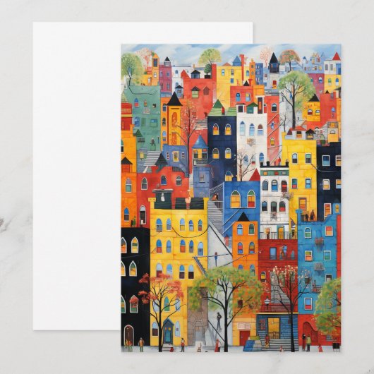 Stadsstraten Bedankkaart (Voorkant / Achterkant)