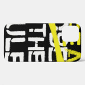 Stadsstraten breken de regels stencil graffiti Case-Mate iPhone case (Achterkant (horizontaal))