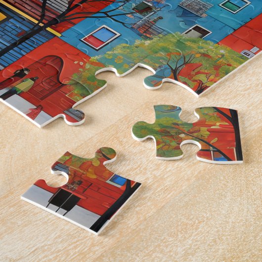 Stadsstraten Legpuzzel (Zijkant)
