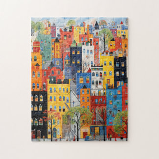 Stadsstraten Legpuzzel