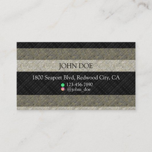 Stadsstripes Visitekaartje (Voorkant)