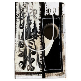 Stadstaal Zwart-wit Medium Cadeauzakje