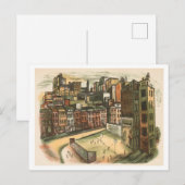 Stadstaferel met Speeltuin Ansichtkaart Briefkaart (Voorkant / Achterkant)