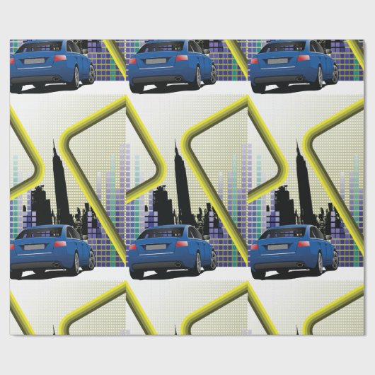 Stadstaferelen Inpakpapier (Vlak)