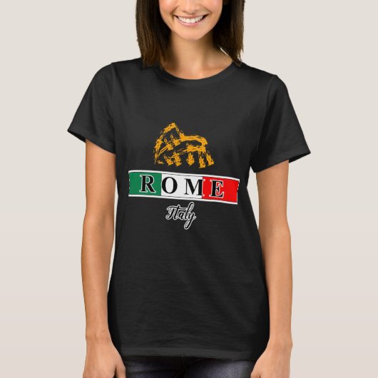 Stadsteken van Rome T-shirt (Voorkant)