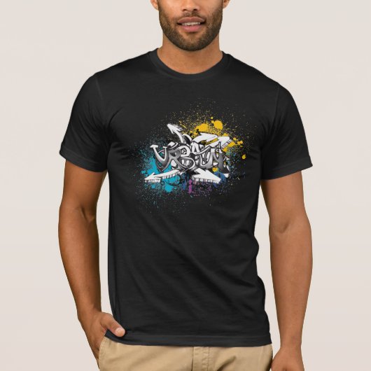 Stadstekst T-shirt (Voorkant)