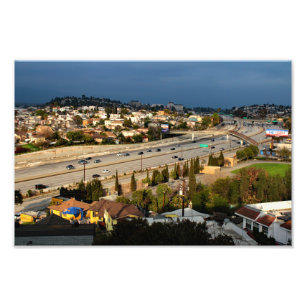 Stadsterras Foto Afdruk