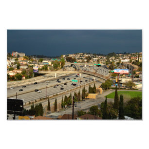 Stadsterras Foto Afdruk