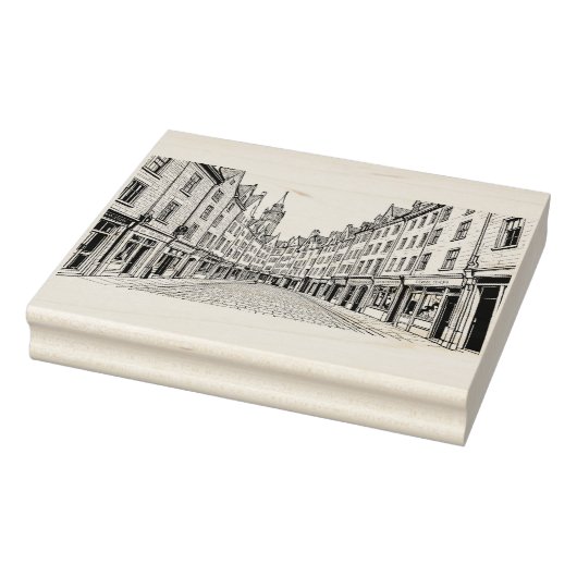 Stadstraat Rubberstempel (Stempel)