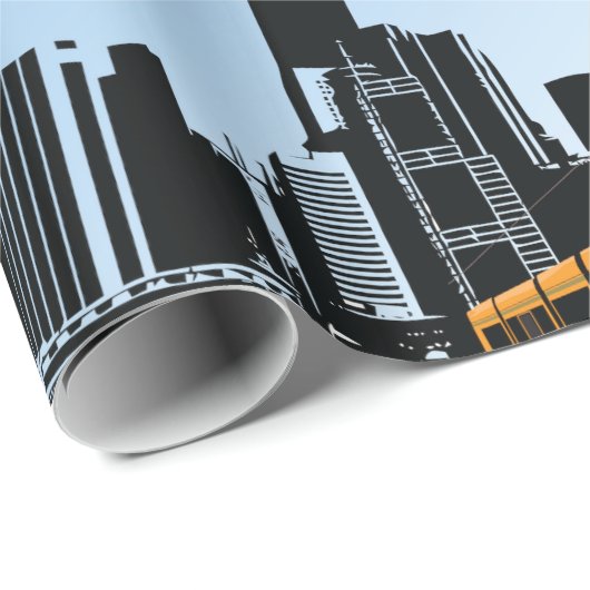 Stadstrampapier Cadeaupapier (Rol Hoek)